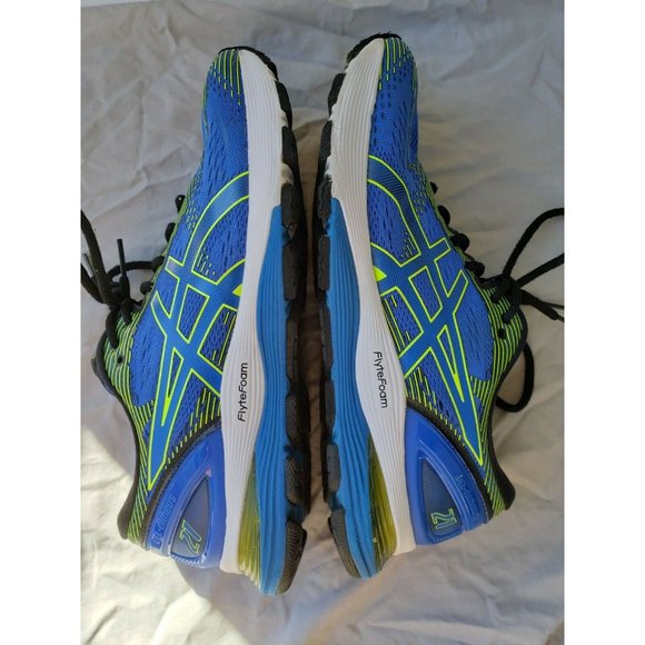 Asics Gel Nimbus 21 Size 8.5 Blue Black White Mens Running Shoe 1011A169 main image 4